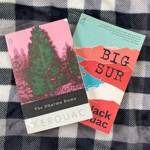 Jack Kerouac Book Set ‘The Dharma Bums' and 'Big Sur' Book Bundle